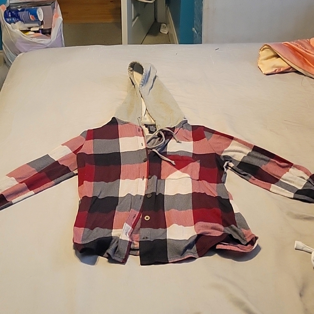 Rue 21 3/4 sleeve flannel